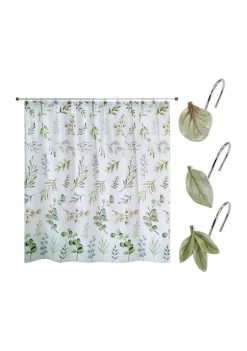 Best reviews of 🤩 Avanti Ombré Leaves Shower Curtain-Hooks Set 🤩
