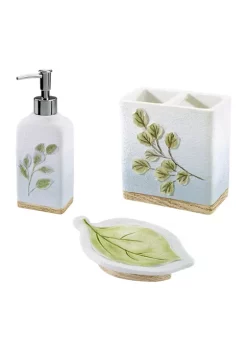 Hot Sale 😉 Avanti Ombré Leaves Bath Accessories Set 🧨