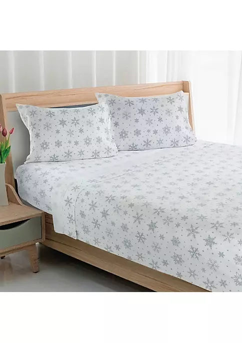 Best deal ๐ Avanti Winter Wonderland Queen Flannel Sheet Set โ๏ธ 4 Best deal ๐ Avanti Winter Wonderland Queen Flannel Sheet Set โ๏ธ - Image 4