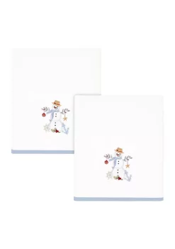 Coupon 😀 Avanti Coastal Snowman 2 Bath Towel Set ⌛