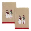 Flash Sale ⭐ Avanti Snowmen Gathering 2 Hand Towel Set 🥰