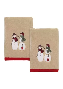 Flash Sale โญ Avanti Snowmen Gathering 2 Hand Towel Set ๐ฅฐ