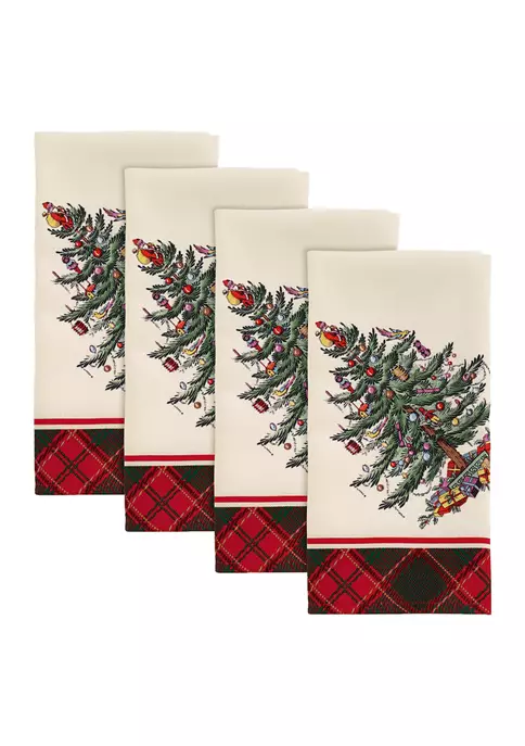 Flash Sale ๐ Avanti ๐ Christmas Tree Tartans - 4 Piece Set โค๏ธ 2 Flash Sale ๐ Avanti ๐ Christmas Tree Tartans - 4 Piece Set โค๏ธ - Image 2