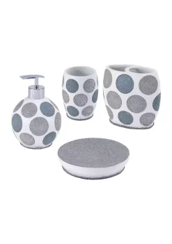 Best Sale โจ Avanti Dotted Circles Bath Accessories Set ๐