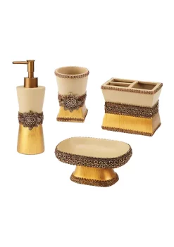 Flash Sale 🥰 Avanti Braided Medallion Bath Accessories Set ⌛