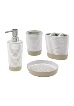 Flash Sale ⌛ Avanti Drift 4 Piece Bath Accessory Kit 🌟