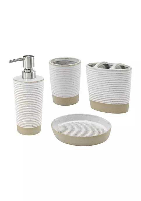 Flash Sale ⌛ Avanti Drift 4 Piece Bath Accessory Kit 🌟 2 Flash Sale ⌛ Avanti Drift 4 Piece Bath Accessory Kit 🌟 - Image 2