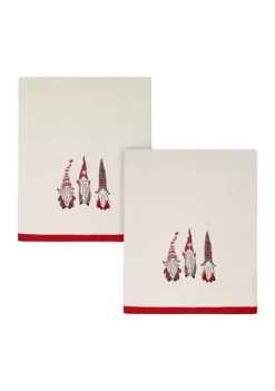 Hot Sale ๐ฏ Avanti ๐ Christmas Gnomes 2 Bath Towel Set ๐