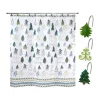 Buy 🤩 Avanti 🔔 Christmas Trees Shower Curtain and Hook Set 🧨