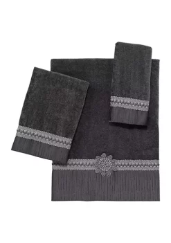 Best deal ✨ Avanti Braided Cuff Granite 3-Piece Decorative Towel Set 💯