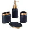 Brand new 🔥 Avanti Memphis Black 4-Piece Bath Accessory Kit 💯