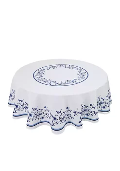 Deals 😍 Avanti Blue Portofino Round Table Cloth 👏