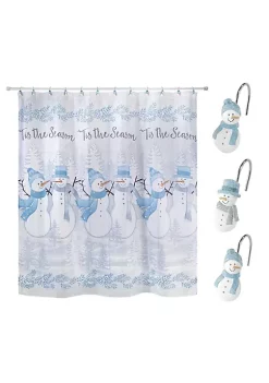 Best Sale ๐ฅ Avanti Frosty Friends 13 Pc. Shower Curtain & Hook Set ๐ฏ