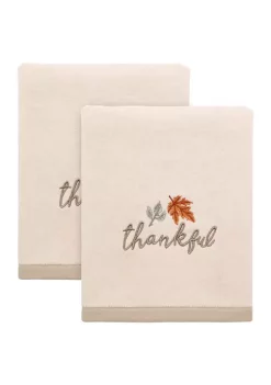 Cheap 🧨 Avanti Grateful Patch Hand Towel Set 🥰