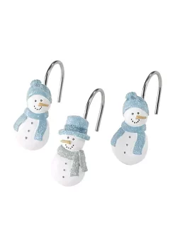 Best Sale 🔥 Avanti Frosty Friends 13 Pc. Shower Curtain & Hook Set 💯 -Avanti Sales Belk 51
