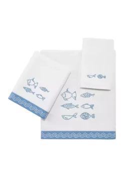 Best Pirce 🥰 Avanti Blue Fin Bay 3pc Towel Set 🎁