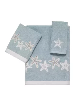 Buy 🌟 Avanti Sequin Shells Mineral 3-Piece Decorative Towel Set 🎉