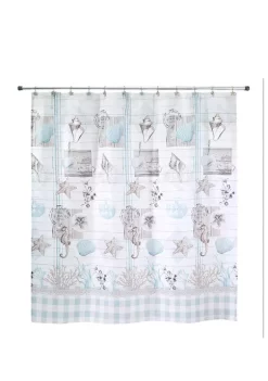 New ⌛ Avanti Farmhouse Shell Shower Curtain 😀