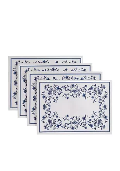 Best Pirce 😍 Avanti Blue Portofino 4 Piece Placemats 🔔