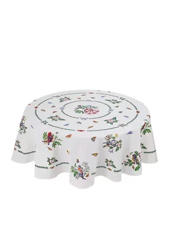 Buy 🎁 Avanti Botanic Garden Birds Round Table Cloth 💯