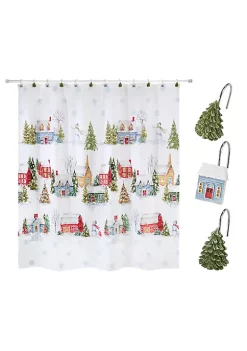 Buy ⭐ Avanti Warm Welcome 13 Pc. Shower Curtain & Shower Hook Set 🌟 -Avanti Sales Belk 73