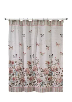 Promo 💯 Avanti Butterfly Garden Shower Curtain ✔️ -Avanti Sales Belk 743