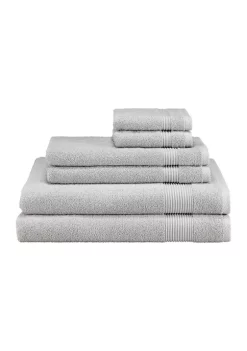 Deals 🧨 Avanti 6 Piece Solid Color Towel Set 🔥