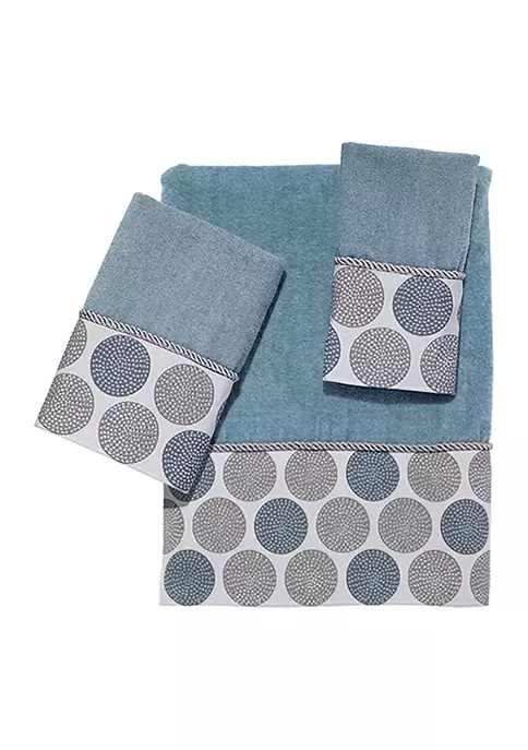Hot Sale 🔥 Avanti Dotted Circles Towel Set 🔥 2 Hot Sale 🔥 Avanti Dotted Circles Towel Set 🔥 - Image 2