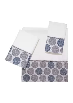 Hot Sale 🔥 Avanti Dotted Circles Towel Set 🔥 6 Hot Sale 🔥 Avanti Dotted Circles Towel Set 🔥 -Avanti Sales Belk 781