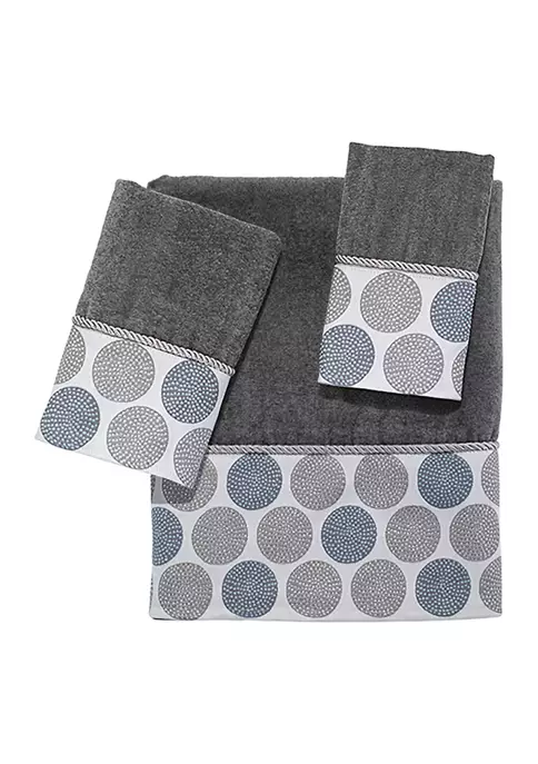 Hot Sale 🔥 Avanti Dotted Circles Towel Set 🔥 4 Hot Sale 🔥 Avanti Dotted Circles Towel Set 🔥 - Image 4