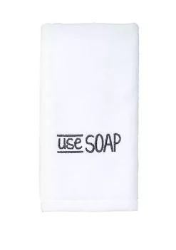 Budget ๐ Avanti Chalk it Up White Fingertip Towel โ