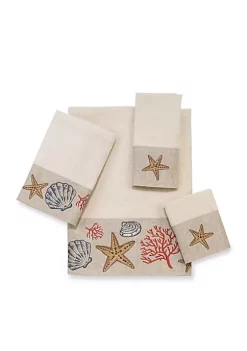 Flash Sale ๐ Avanti Sea Treasure Ivory Finger Tip Towel 11-in. x 18-in. ๐ฅฐ