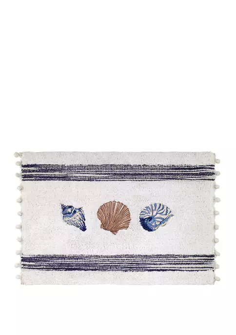 Promo ⌛ Avanti 20 in x 30 in Blue Lagoon Bath Rug ❤️ 1 Promo ⌛ Avanti 20 in x 30 in Blue Lagoon Bath Rug ❤️