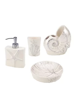 Deals ๐ Avanti Sequin Shells Bath Accessories Set ๐